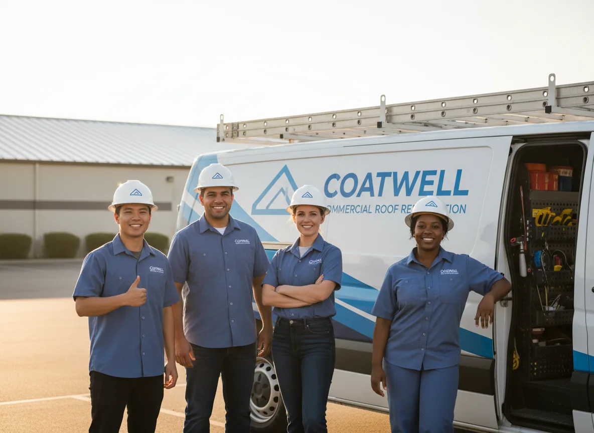 Commercial roof coating company in Bird Island, MN